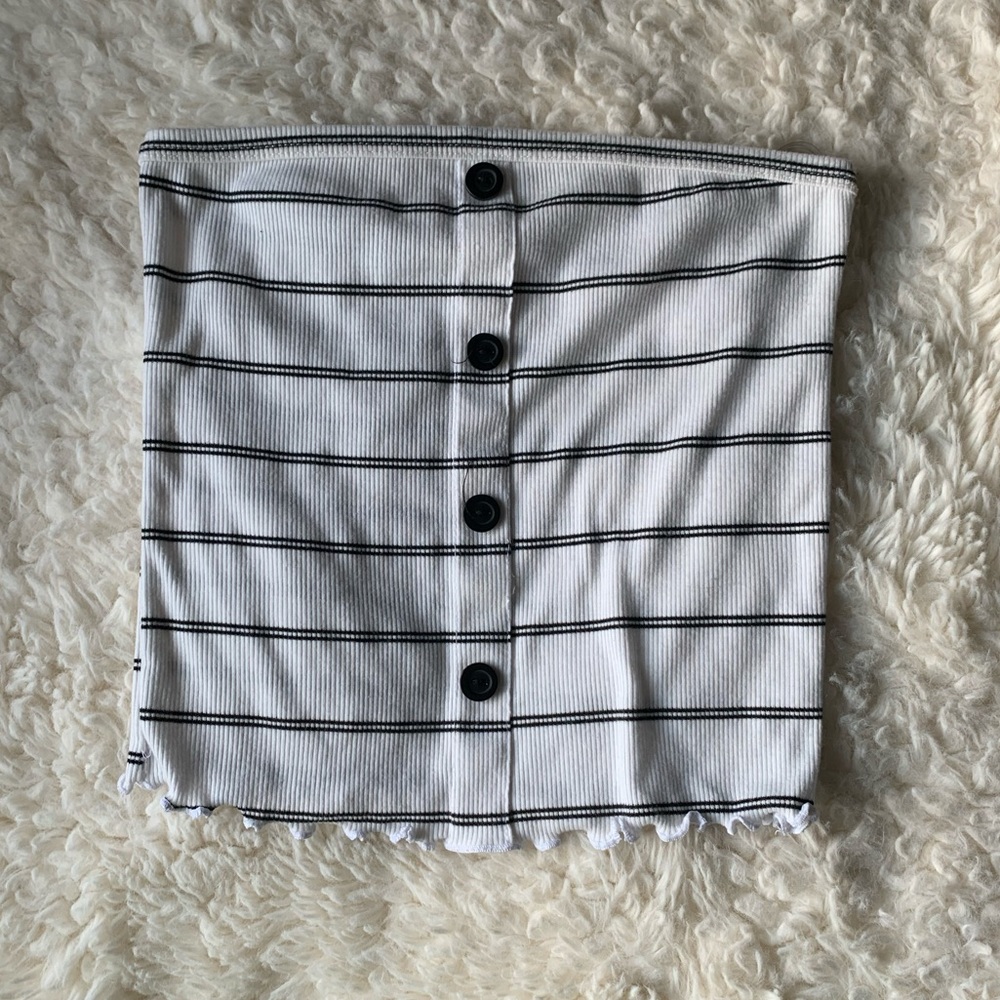 Striped crop top
